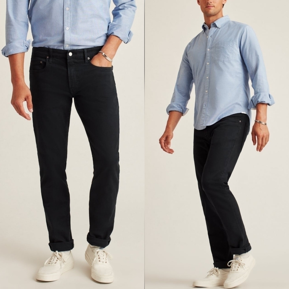 Bonobos Casual Black Slim Stretch Jeans, Size 31